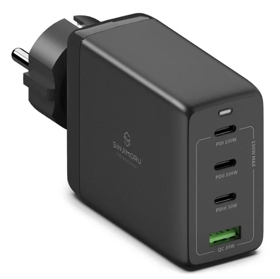 신지모루 오피디 100W GaN PD 4포트 접지 충전기